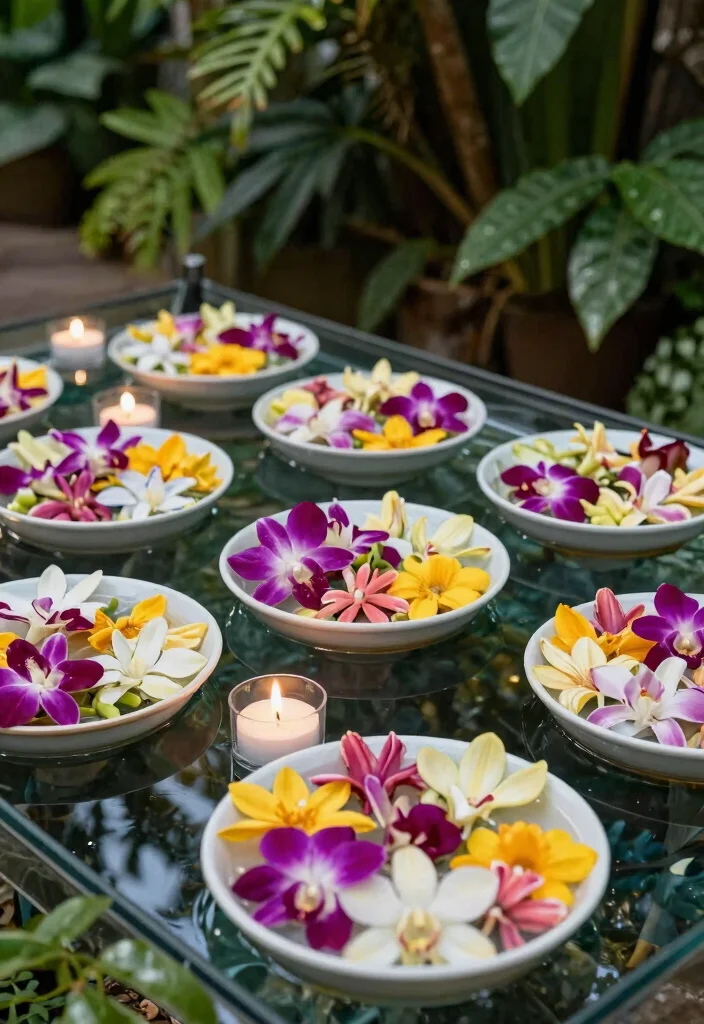 14 Wedding Decorations Simple Elegant Ideas That Wow - 14. Floating Floral Arrangements 1