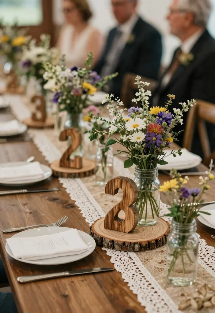 14 Wedding Decorations Simple Elegant Ideas That Wow - 3. Reclaimed Wood Accents 1