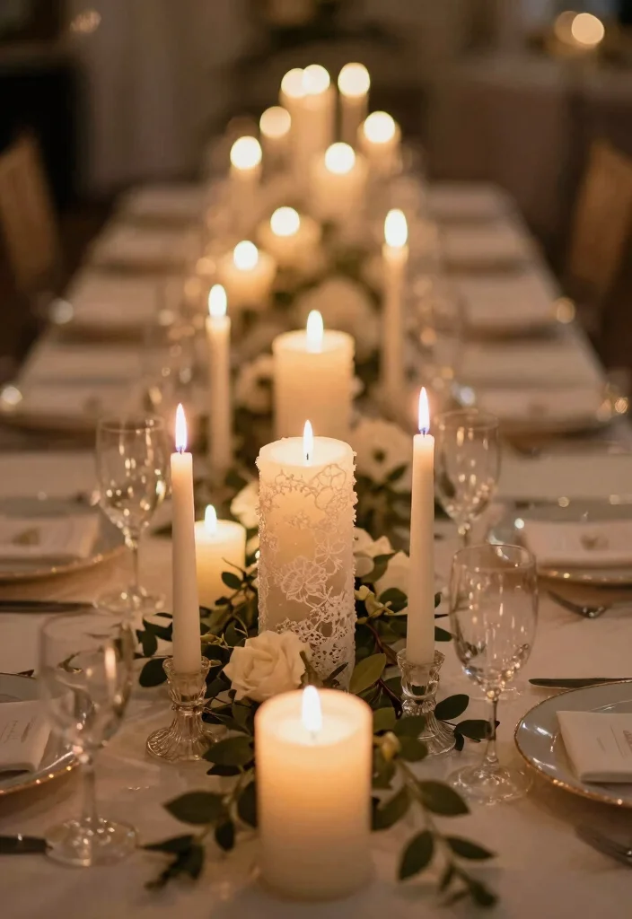 14 Wedding Decorations Simple Elegant Ideas That Wow - 4. Simple Candle Arrangements 1
