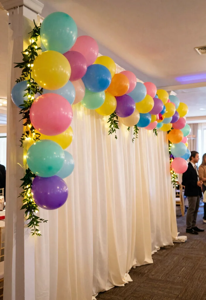 15 Balloon Decorations Wedding Ideas That Look Magical - 4. DIY Balloon Garlands 1