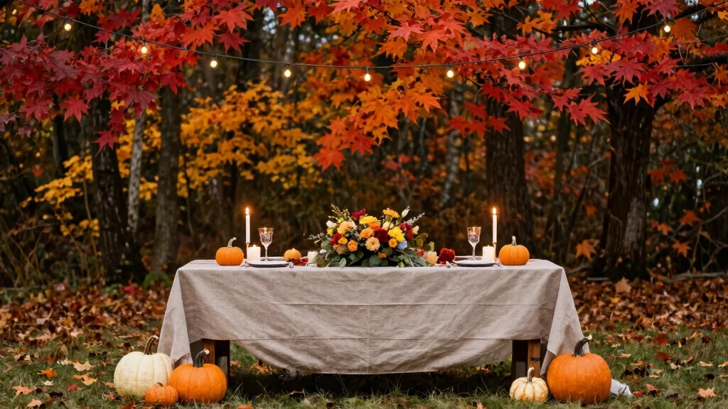 15 October Wedding Table Decor Ideas With Autumn Warmth