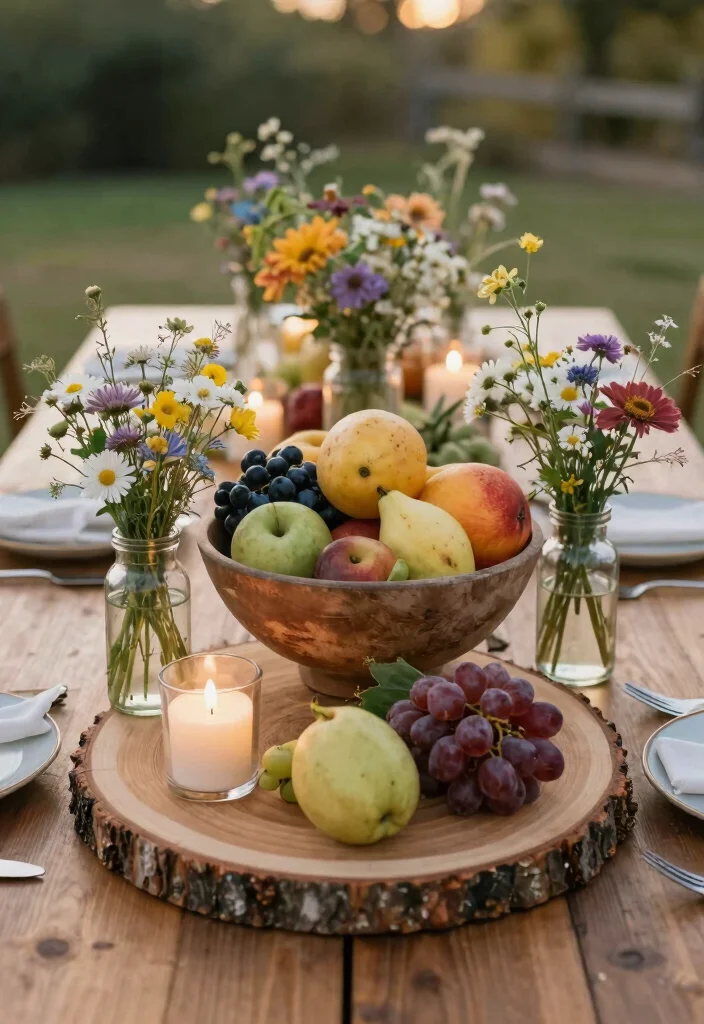15 Rustic Head Table Wedding Ideas That Feel Cozy - 4. Rustic Centerpieces 1