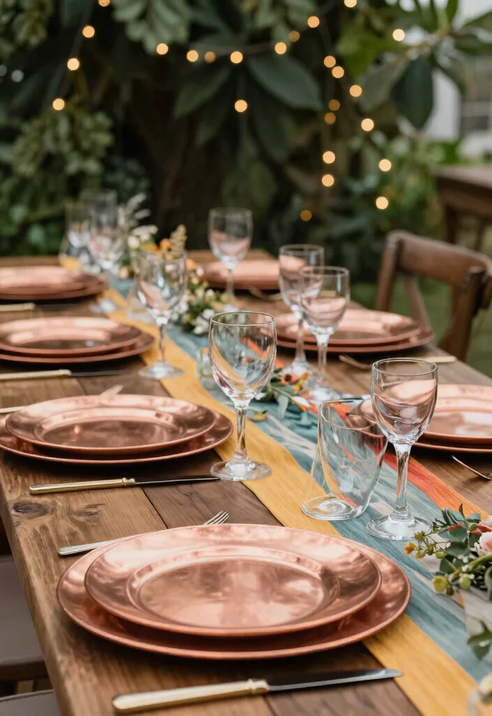 15 Stunning Indian Wedding Table Decor Ideas for a Sustainable Celebration - 2. Reusable Tableware 1