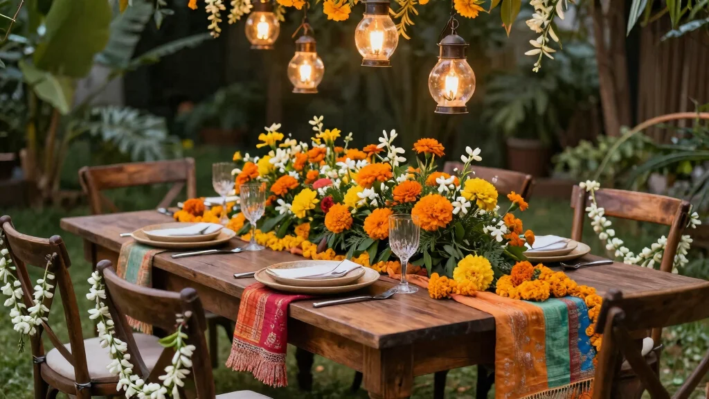15 Stunning Indian Wedding Table Decor Ideas for a Sustainable Celebration