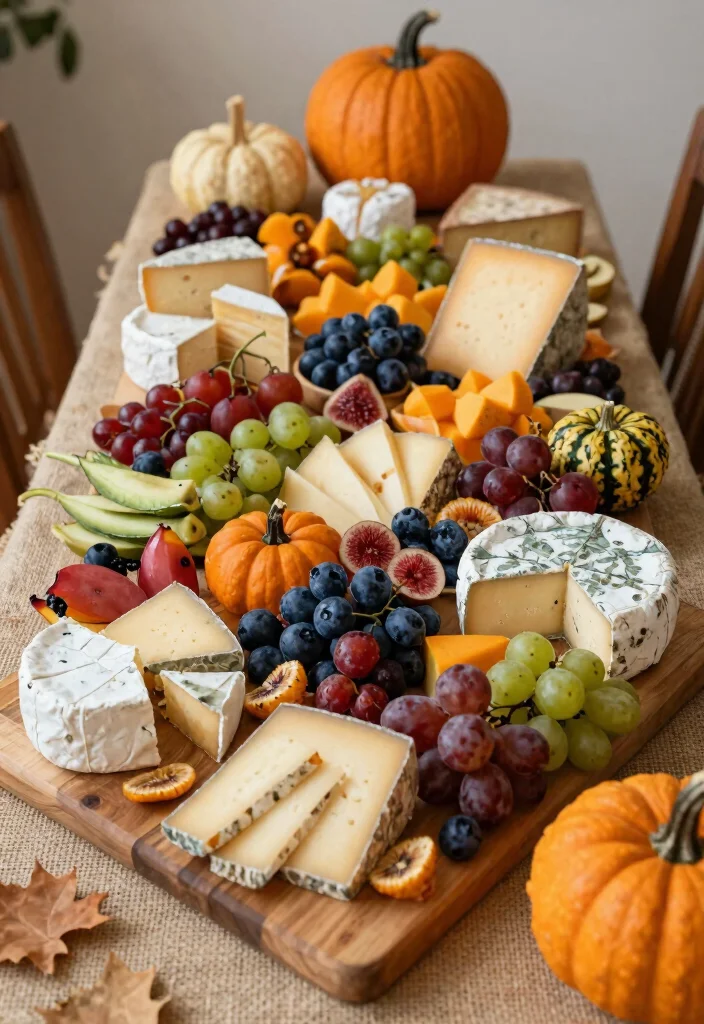 15 Wedding Charcuterie Table Ideas Guests Will Love - 9. Seasonal Harvest Charcuterie 1