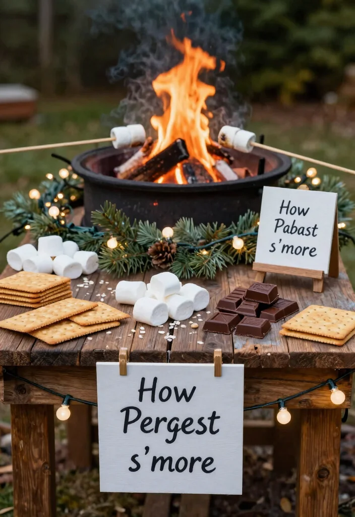 15 Wedding Dessert Table Elegant Ideas That Impress Guests 51 15 Wedding Dessert Table Elegant Ideas That Impress Guests - 11. S'mores Station 1