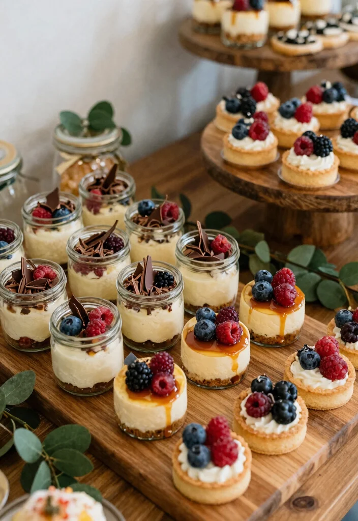 15 Wedding Dessert Table Elegant Ideas That Impress Guests 25 15 Wedding Dessert Table Elegant Ideas That Impress Guests - 5. Rustic Cheesecake Display 1
