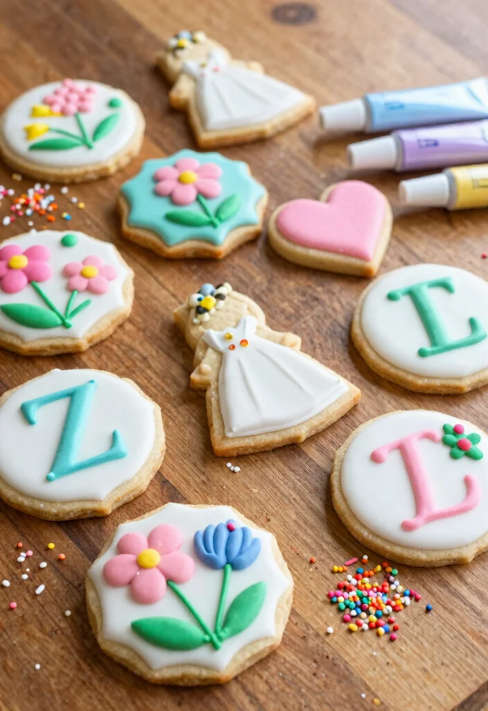 15 Wedding Dessert Table Elegant Ideas That Impress Guests 26 15 Wedding Dessert Table Elegant Ideas That Impress Guests - 6. Decorated Sugar Cookies 1