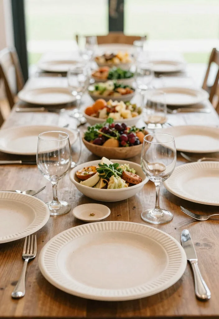 15 Wedding Dining Table Set Up Ideas That Feel Luxurious - 14. Sustainable Dining 1