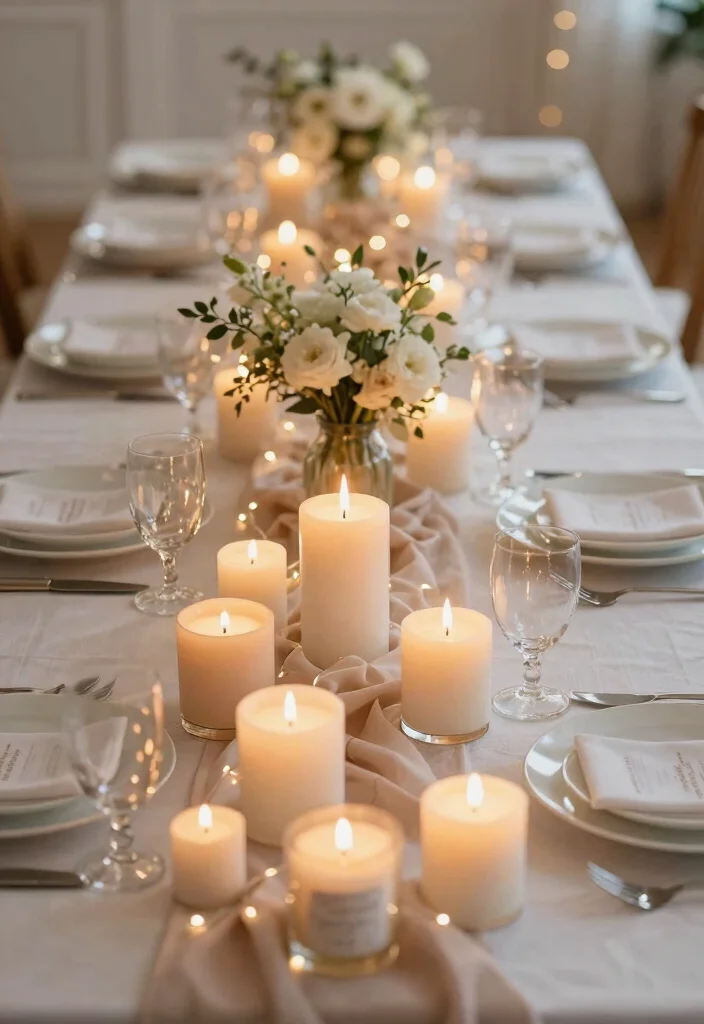 15 Wedding Table Candles Ideas for a Romantic Glow - 4. Eco-Friendly Soy Wax Candles 1