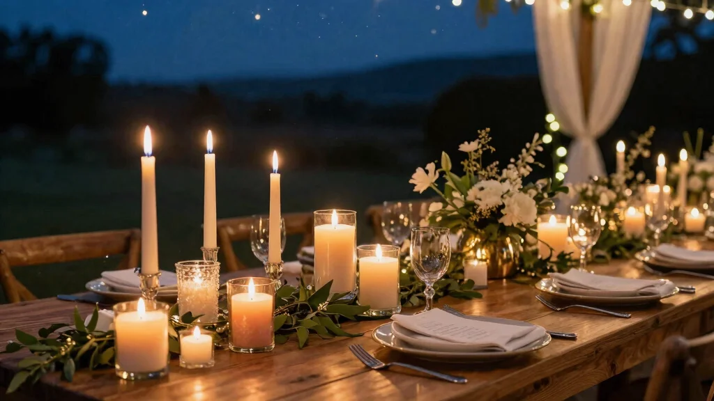 15 Wedding Table Candles Ideas for a Romantic Glow