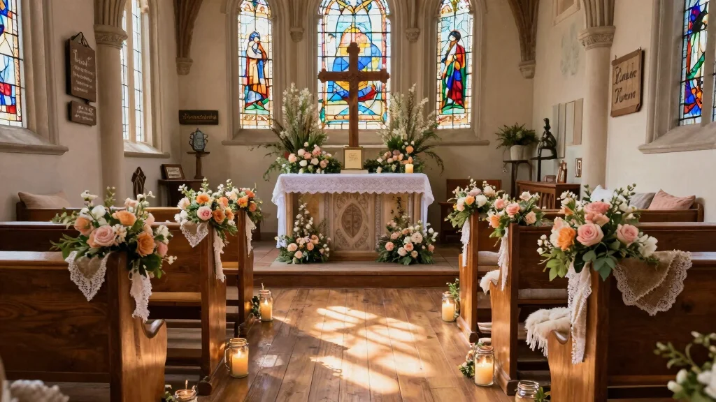 16 Rustic Church Wedding Decorations Ideas With Cozy Charm