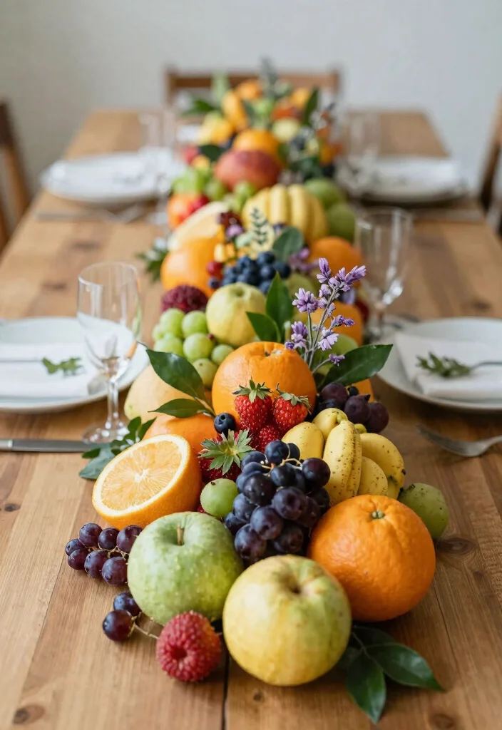 16 Simple Head Table Wedding Ideas That Feel Elegant - 11. Fruit Accents 1