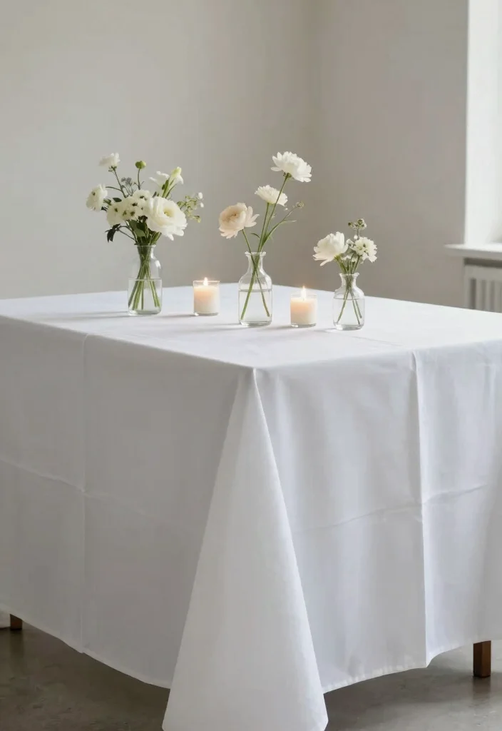 16 Simple Head Table Wedding Ideas That Feel Elegant - 9. Minimalist Decor 1