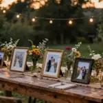16 Wedding Photo Table Display Ideas Full of Memories