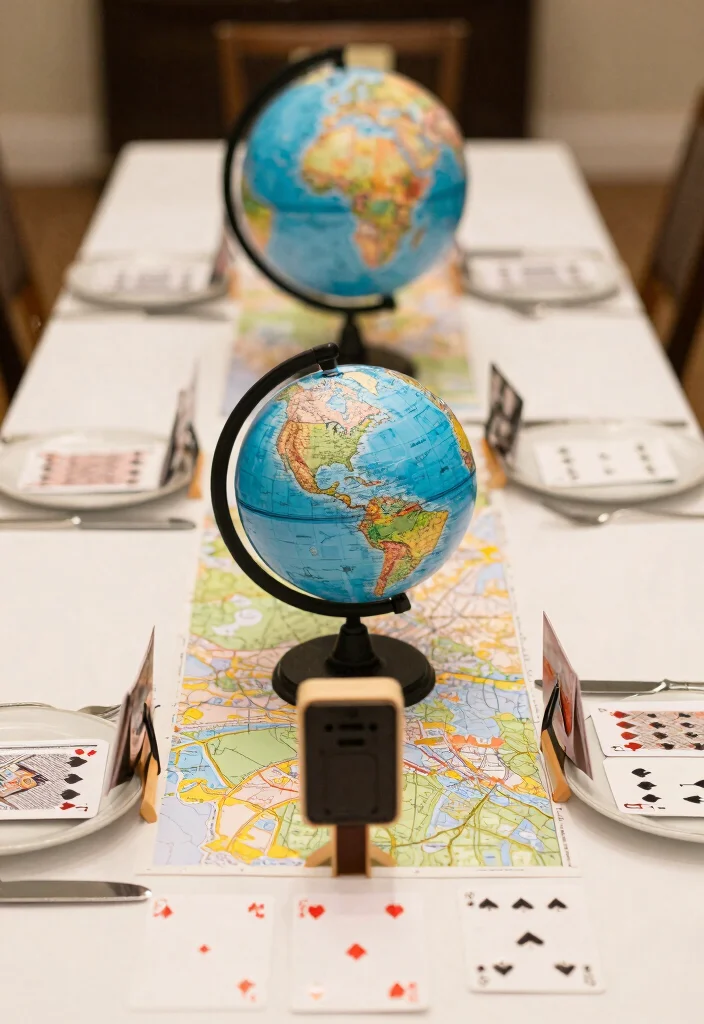 16 Wedding Table Layout Ideas That Make Hosting Easy - 6. Themed Tables with Interactive Elements 1