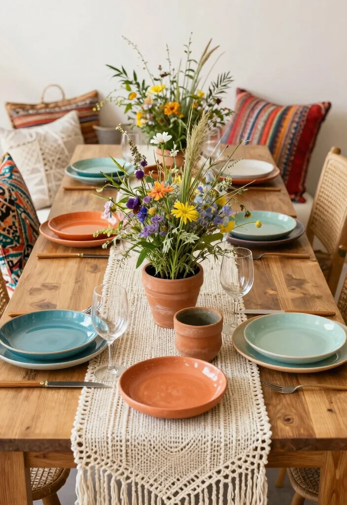 16 Wedding Table Layout Ideas That Make Hosting Easy - 8. Eco-Chic Bohemian Styles 1