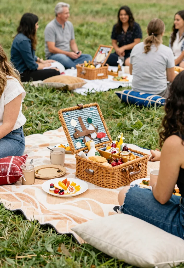 16 Wedding Table Layouts Ideas That Flow Beautifully - 13. Eco-Friendly Picnic Style 1