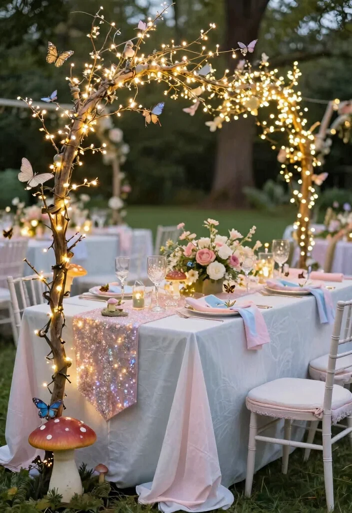 16 Wedding Table Layouts Ideas That Flow Beautifully - 6. Whimsical Fairytale 1