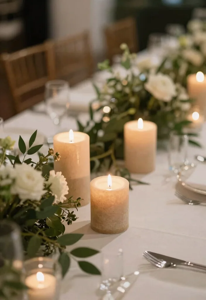 16 Wedding Table Lights Ideas That Sparkle Beautifully - 3. Biodegradable Candle Holders 1