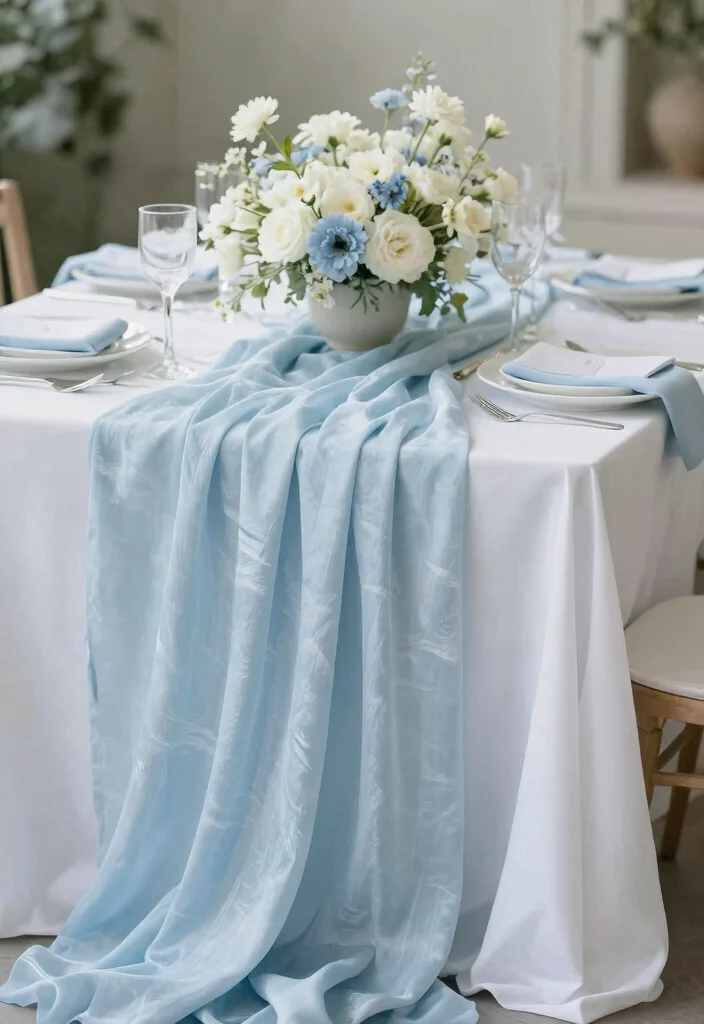 16 Wedding Table Settings Blue Ideas With Calm Elegance - 16. Whispering Waves 1