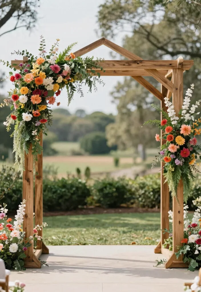 17 Arbor Decorations Wedding Ideas for a Dreamy Backdrop 17 17 Arbor Decorations Wedding Ideas for a Dreamy Backdrop - 7. Geometric Arbor Designs 1