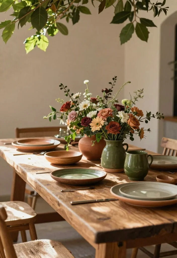 17 Boho Wedding Table Decor Ideas With Free Spirited Vibes - 3. Earthy Color Palettes 1