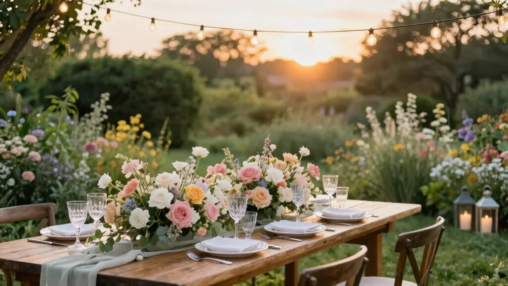 17 Garden Wedding Table Ideas With Natural Beauty