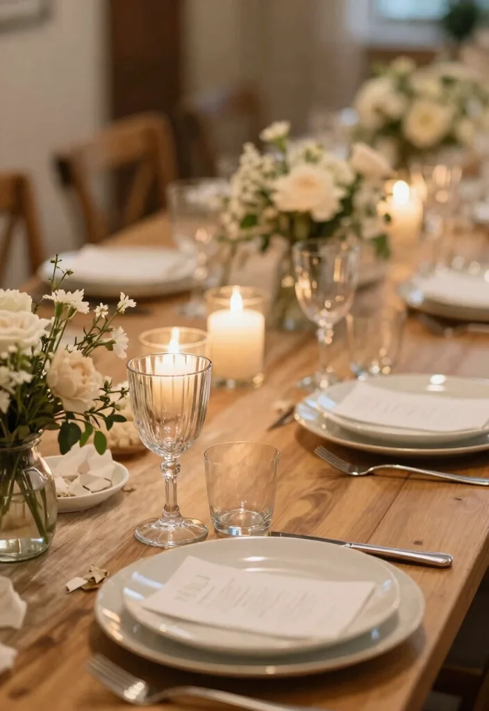 17 Indoor Wedding Reception Decorations Indian Ideas That Shine - 11. Reusable Glassware and Plates 1