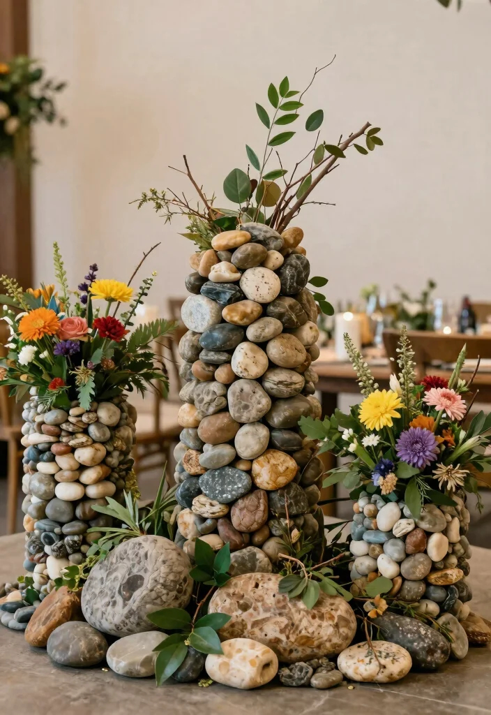 17 Indoor Wedding Reception Decorations Indian Ideas That Shine - 14. Natural Elements in Decor 1