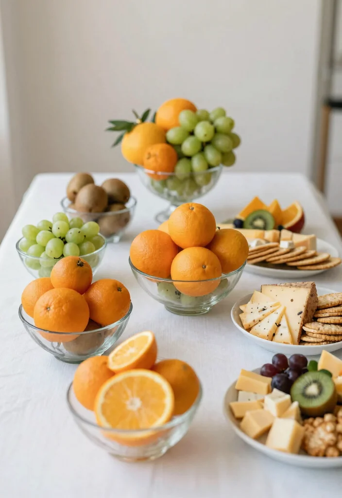 17 Minimal Wedding Table Decor Ideas That Feel Effortless - 6. Edible Centerpieces 1