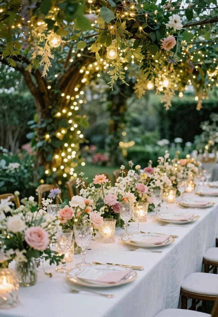 17 Table Ideas Wedding Themes Guests Will Love - 6. Ethereal Garden 1