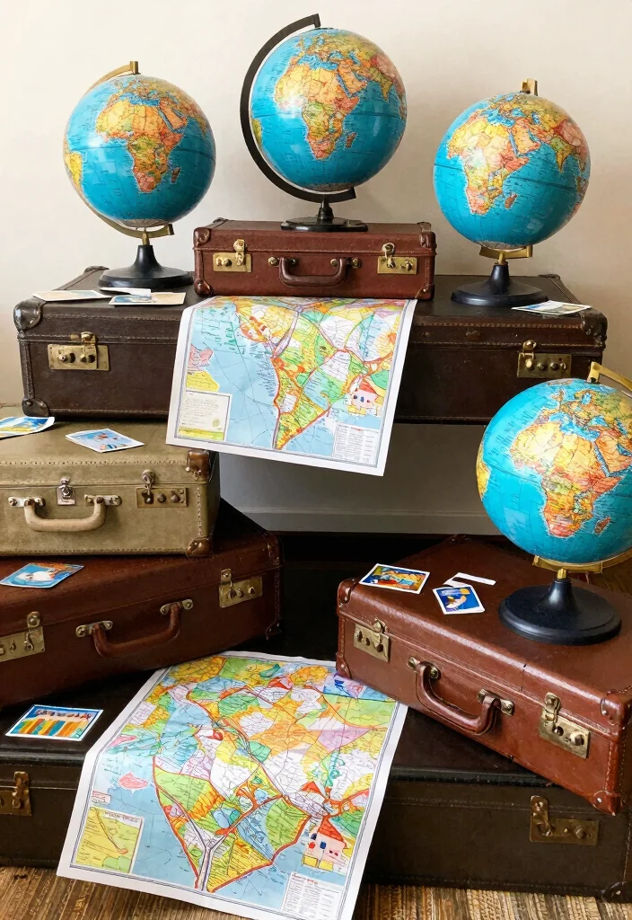 17 Table Ideas Wedding Themes Guests Will Love - 7. Traveling Ties 1