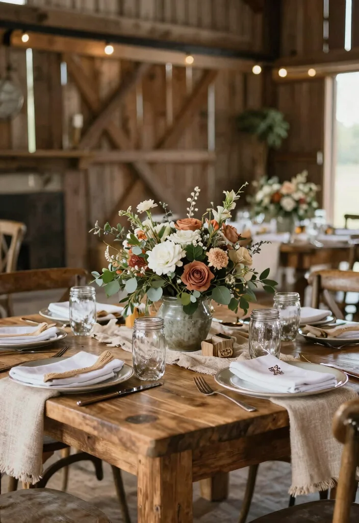 17 Wedding Dinner Table Decor Ideas That Glow Beautifully - 14. Themed Table Decor 1