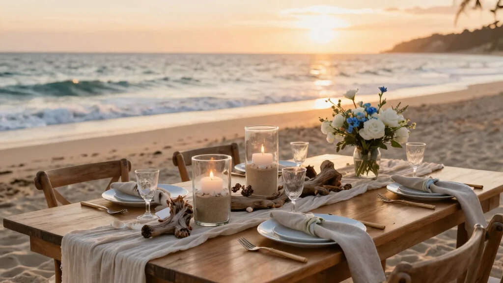 18 Beach Wedding Table Decorations Ideas With Coastal Charm