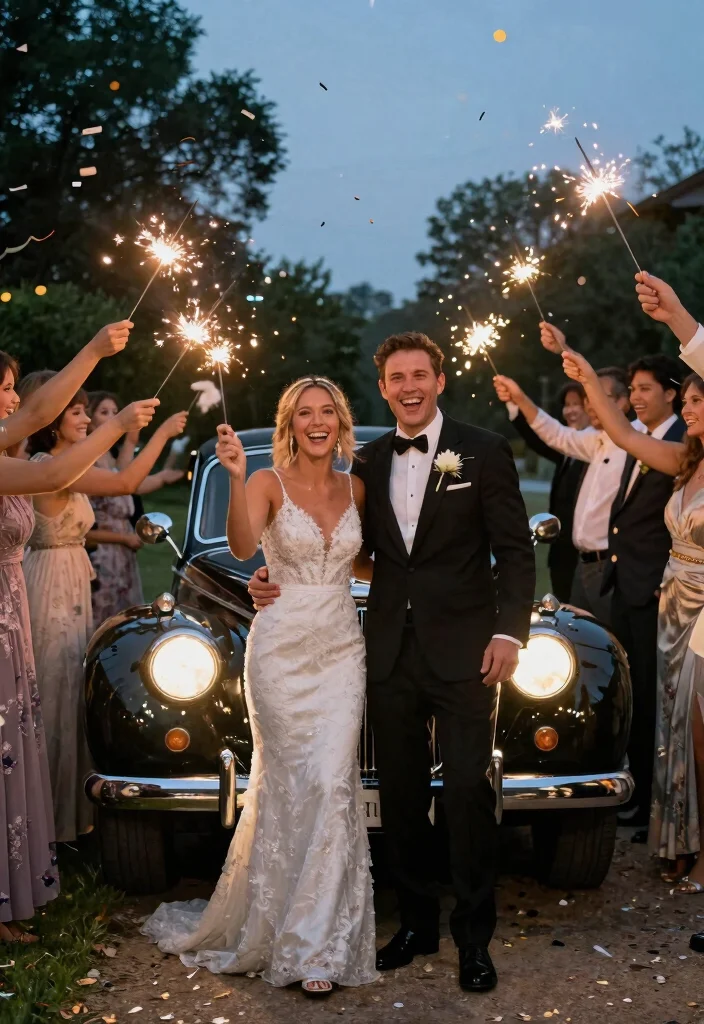 18 Great Gatsby Wedding Decorations Ideas With Vintage Glam - 14. Themed Exit 1