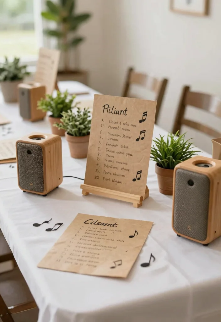 18 Memorial Table at Wedding Ideas That Feel Meaningful - 6. Tribute Through Music 1