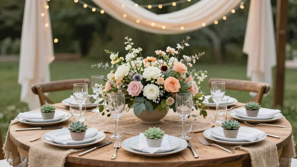 18 Simple Round Table Wedding Decor Ideas That Shine