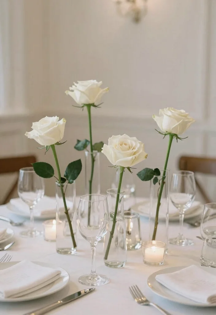 18 Single Stem Roses Wedding Table Ideas That Look Minimal Chic - Conclusion 1