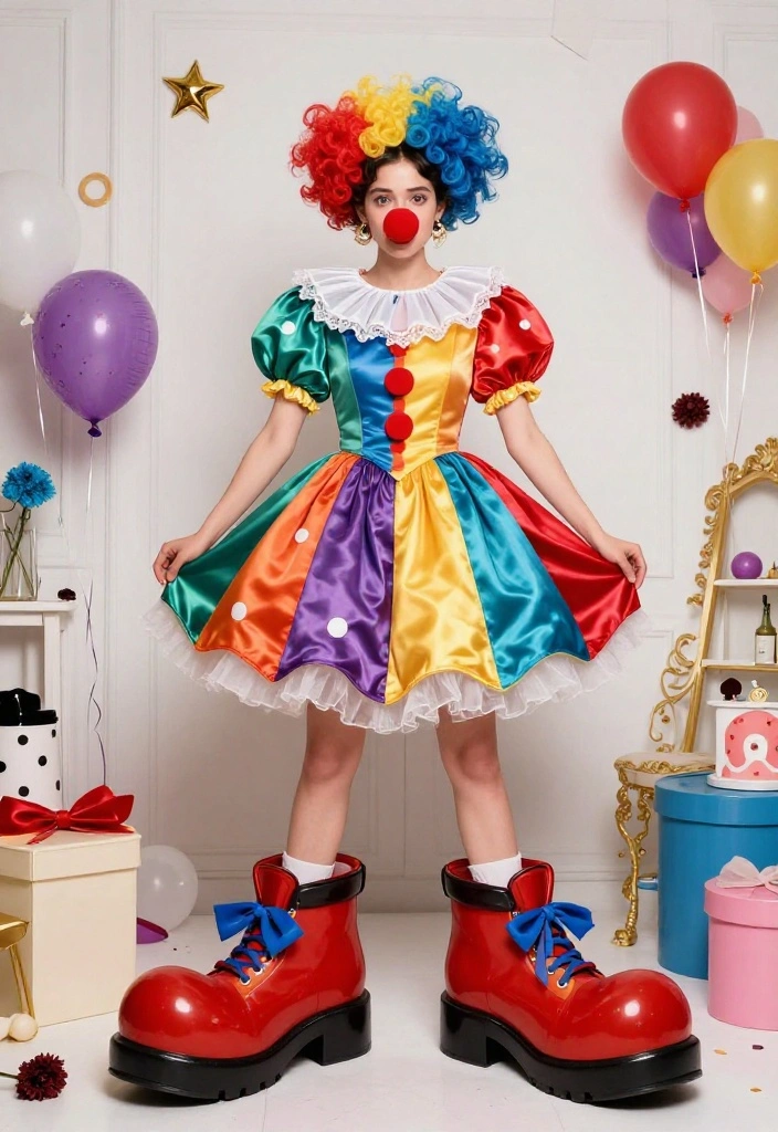 10 Ugly Wedding Dresses You Can't Unsee (2024 Hall of Shame) - 10. The Clown Costume 1