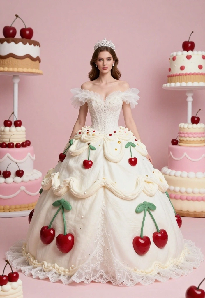 10 Ugly Wedding Dresses You Can't Unsee (2024 Hall of Shame) - 3. The Cake Catastrophe 1