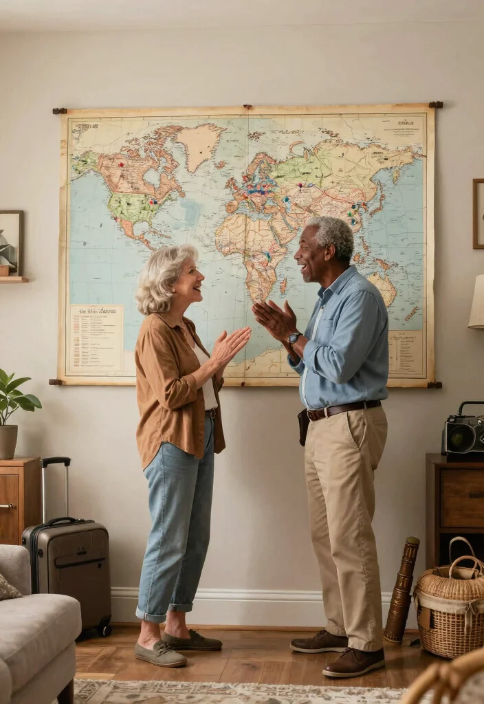 12 50th Wedding Anniversary Gifts They Can Actually Use Daily - 8. Personalized Travel Map 1
