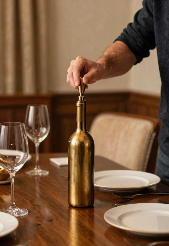 12 8 Year Wedding Anniversary Gifts for Him With Modern Bronze - 5. Bronze Wine Bottle Stopper 1