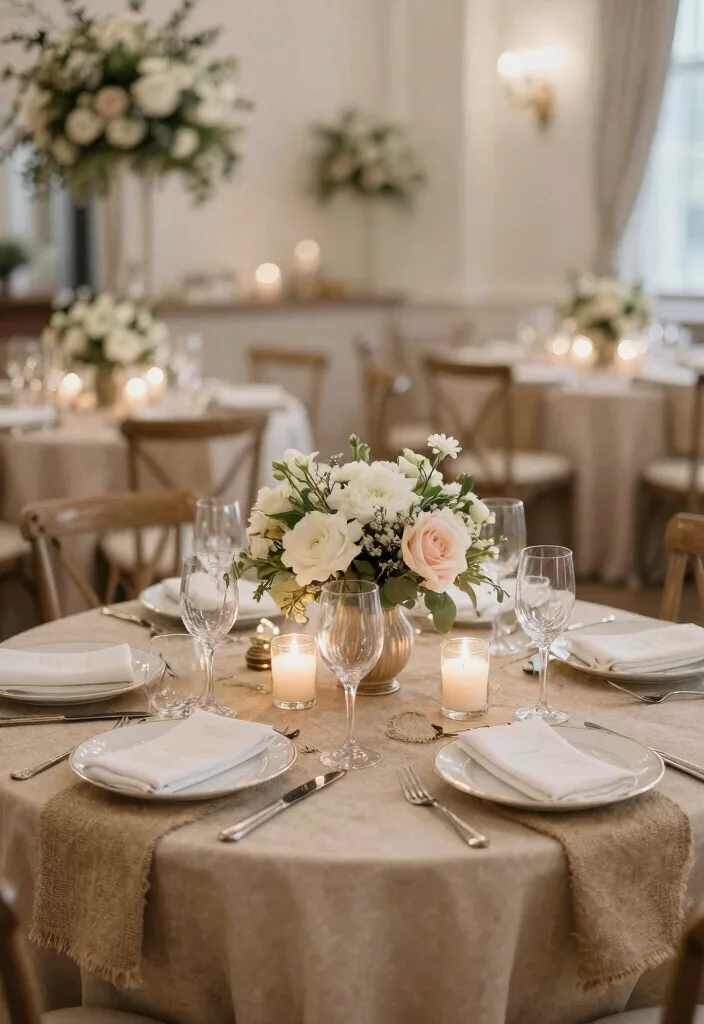 12 Burlap Wedding Table Inspirations That Don't Look Rustic-Overdone - Conclusion 1