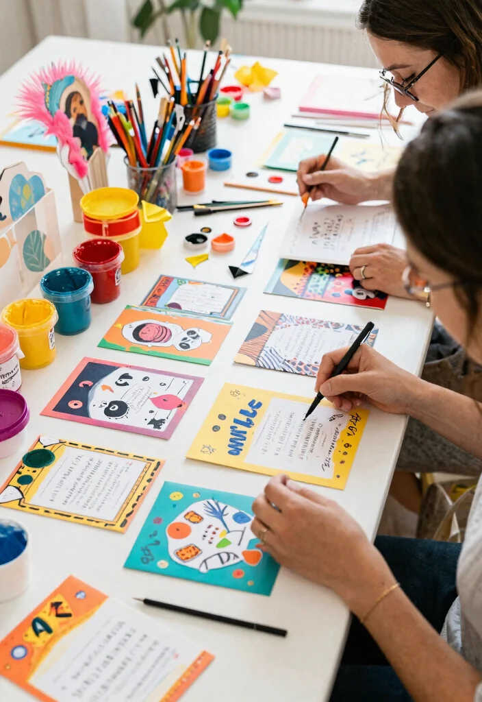 12 DIY Wedding Invitations That Don't Look Homemade or Crafty - 11. Colorful Pop Art Invitations 1