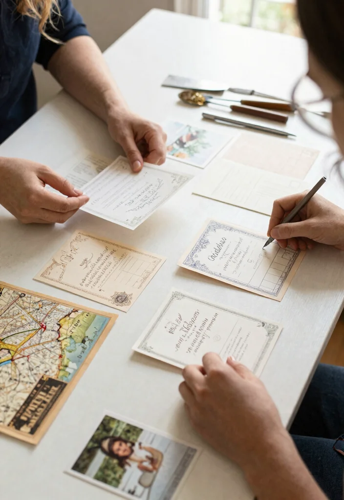 12 DIY Wedding Invitations That Don't Look Homemade or Crafty - 4. Vintage Postcard Style Invites 1