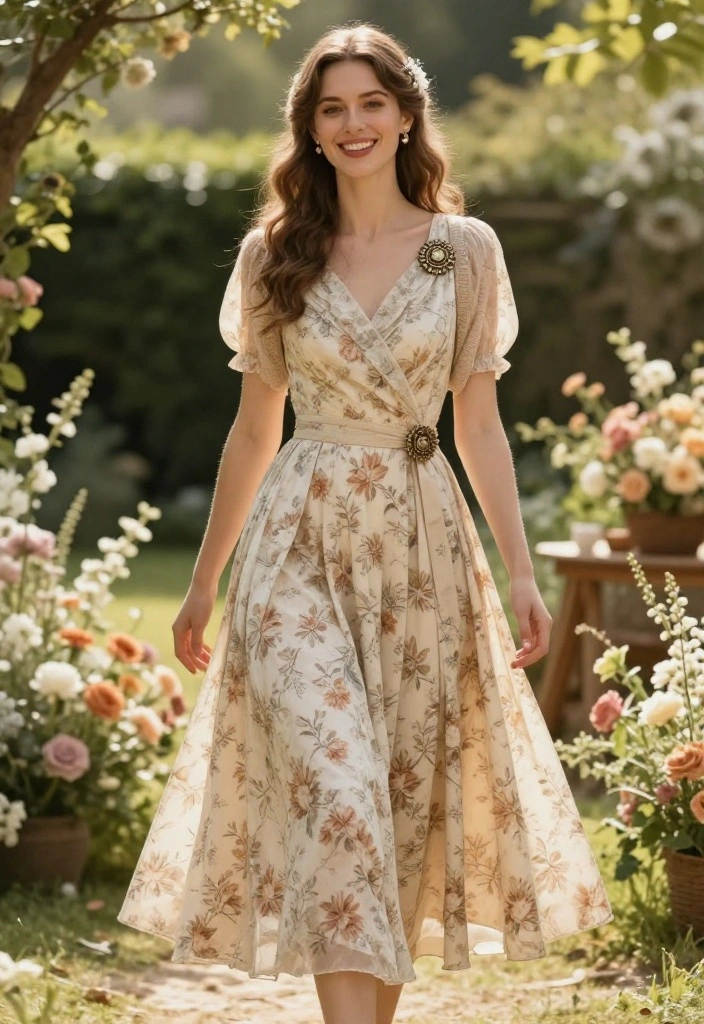 14 Alt Wedding Guest Outfit Ideas That Respect the Dress Code - 3. Vintage Inspired Dress 1