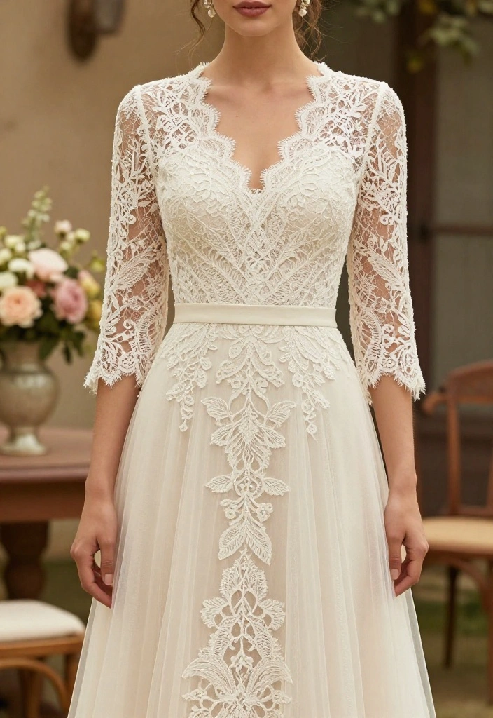 14 Alt Wedding Guest Outfit Ideas That Respect the Dress Code - 7. Romantic Lace Details 1
