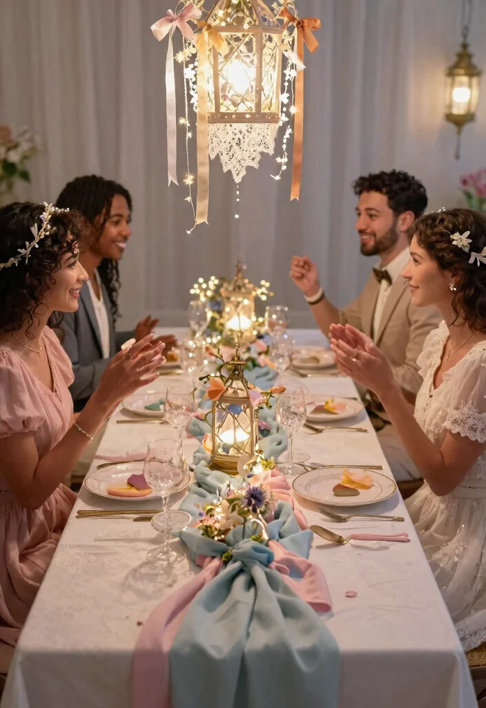 14 Lantern Wedding Centerpieces That Don't Tip Over - 7. Whimsical Fairy Tale Lanterns 1