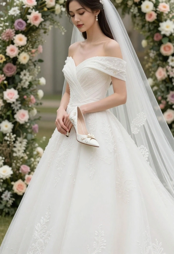 14 Wedding Heels for Brides That Don't Kill Your Feet - 11. Personalized Heels for a Unique Touch 1